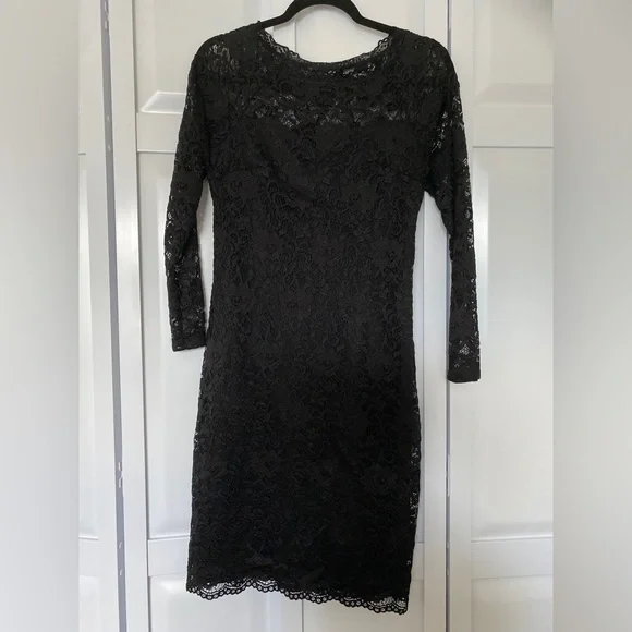 Candalite Dresses | Candalite Black Lace Knee Length Dress | Color: Black | Size: S | Bmmoreno30's Closet Candalite Dresses | Candalite Black Lace Knee Length Dress | Color: Black | Size: S | Bmmoreno30's Closet